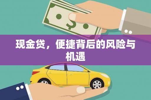 郾城现金贷，便捷背后的风险与机遇