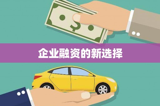 郾城企业融资的新选择