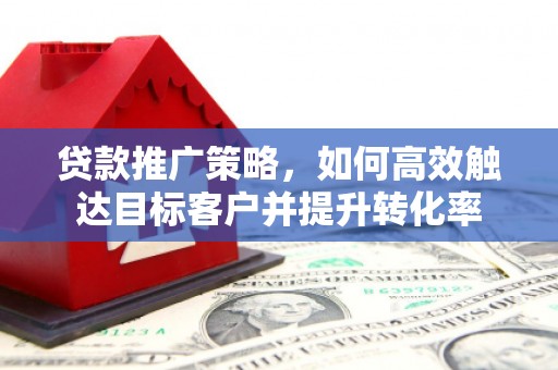 郾城贷款推广策略，如何高效触达目标客户并提升转化率