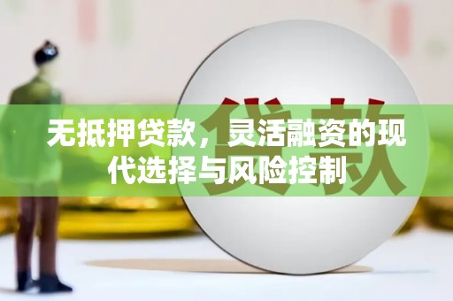 郾城无抵押贷款，灵活融资的现代选择与风险控制