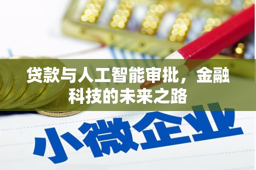 郾城贷款与人工智能审批，金融科技的未来之路