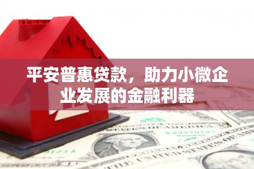 郾城平安普惠贷款，助力小微企业发展的金融利器