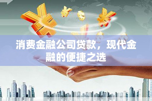 郾城消费金融公司贷款，现代金融的便捷之选